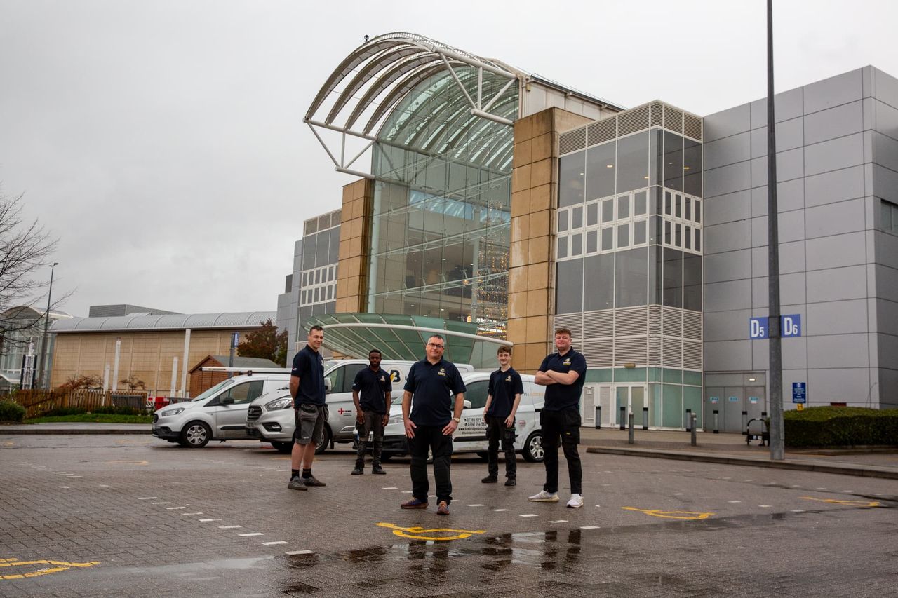 The team on site
